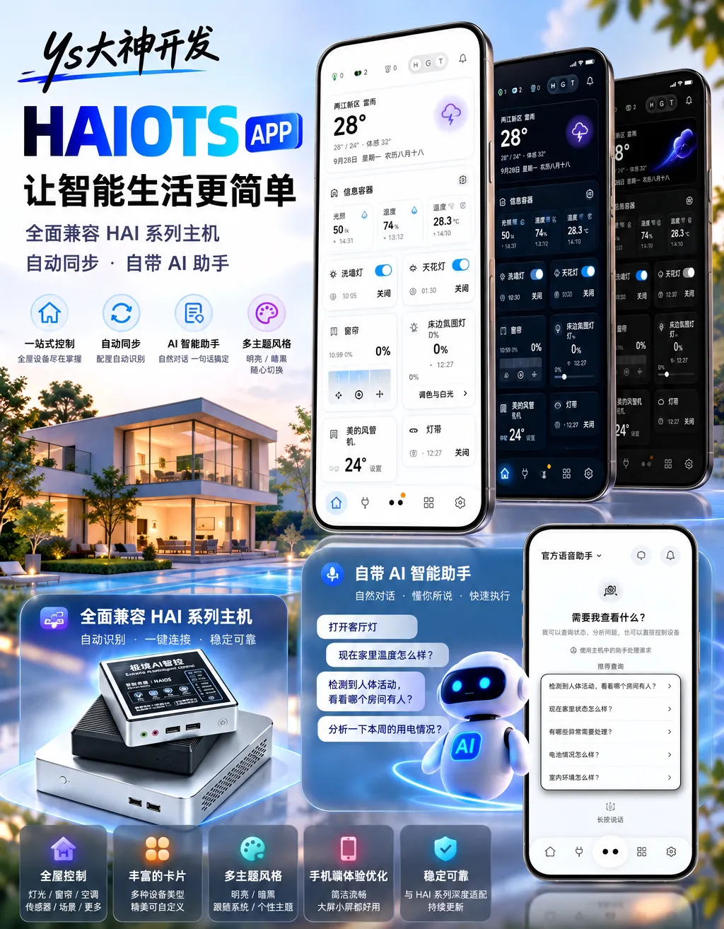 HAI05 Home Assistant KI-Zentrale und Smart-Home-Gateway