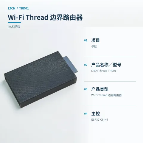 Wi-Fi Thread 边界路由器 · TRD01